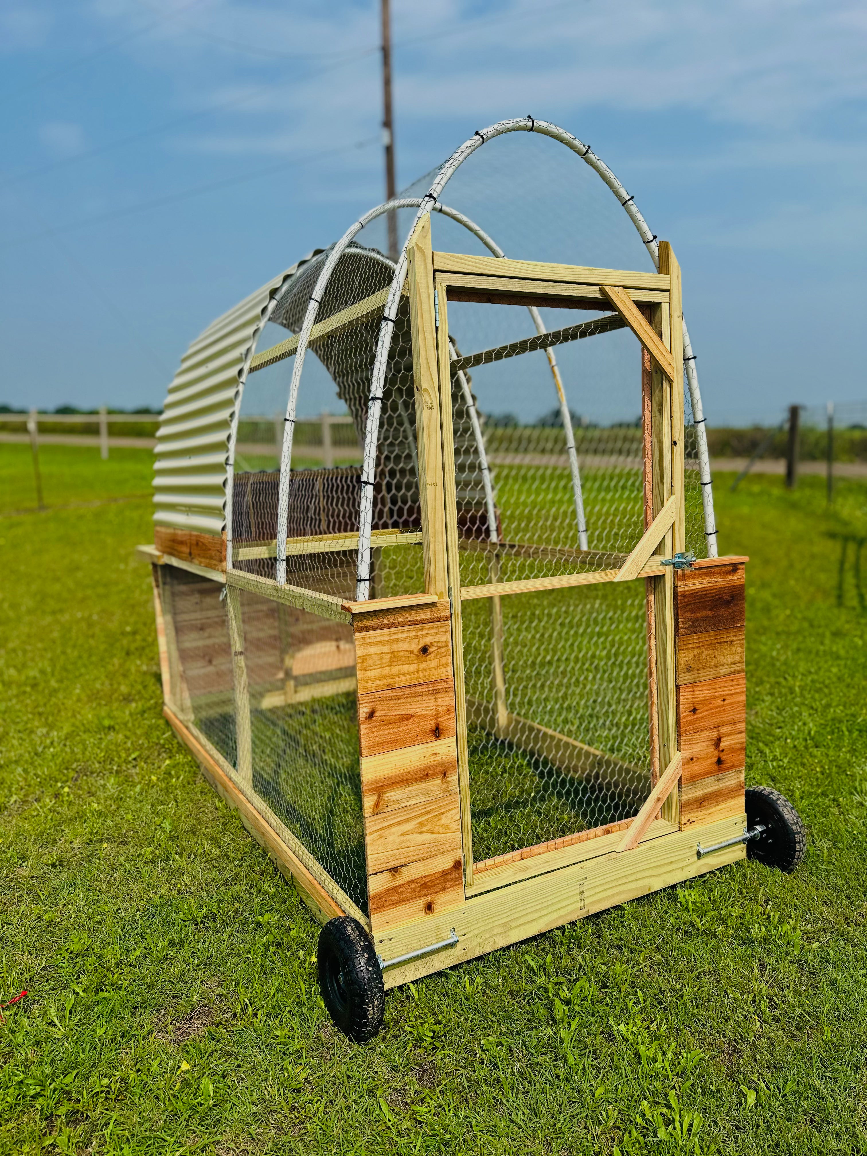 Covered Chicken Coop