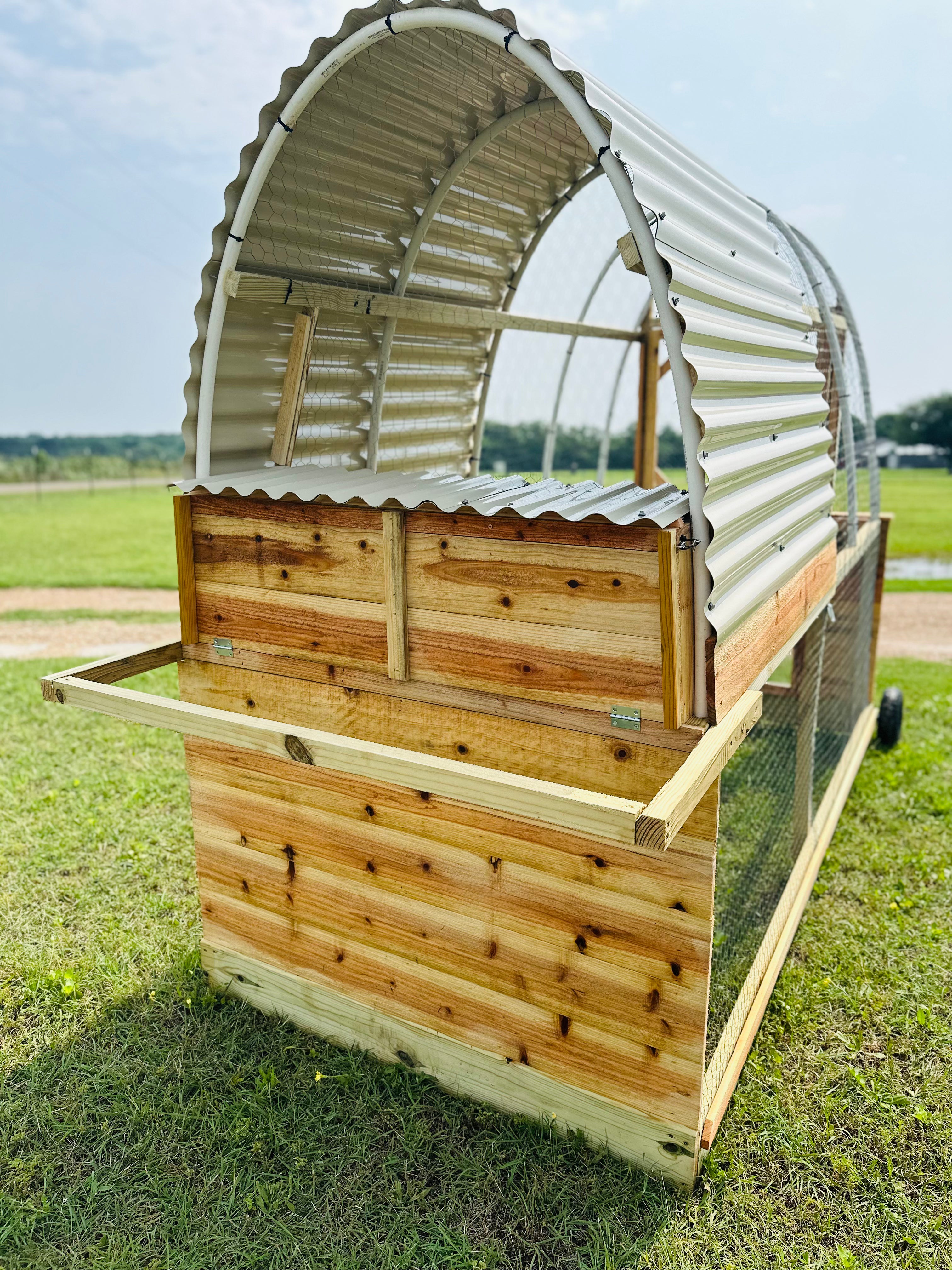 Covered Chicken Coop